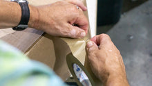 Load image into Gallery viewer, Flatback Tape - 2" - Brown Hand Tearable 24 rls/cs; $8.95/rl