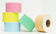 Load image into Gallery viewer, Premium Light Colored 4" x 6" Thermal Transfer Labels 1,000/rl 4rls/cs; $39.00/1,000 Labels
