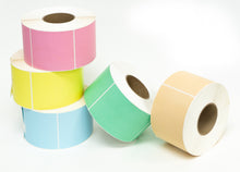 Load image into Gallery viewer, Premium Light Colored 4" x 6" Thermal Transfer Labels 1,000/rl 4rls/cs; $39.00/1,000 Labels
