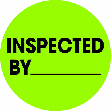 Inspected By Labels - RTL Packaging Company