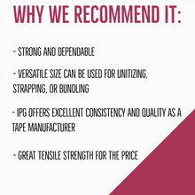 Load image into Gallery viewer, 1" Filament Strapping Tape - Utility Grade 36 rls/cs; from $2.95/rl