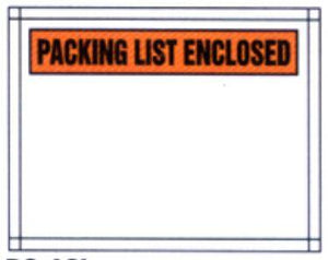 Packing List Envelopes - RTL Packaging Company