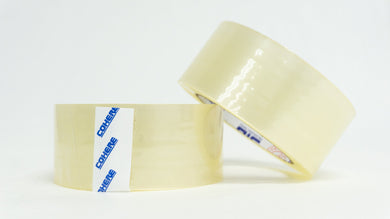 Supreme 1180 Tan Tape 2 x 55 Yds. 36 Rolls 1.8 Mil Supreme 1180 Tan Tape 2 x 55 Yds. 36 Rolls 1.8 Mil