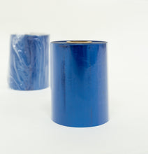 Load image into Gallery viewer, FULL CASE - Durable - Resin - Thermal Transfer Ribbon - Medical Blue 24 rls/cs; from $59.00/rl
