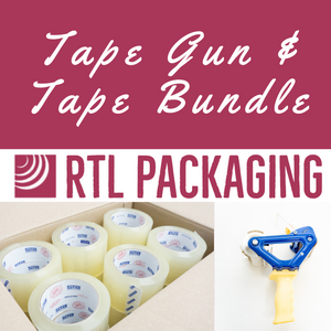 Packing Tape & Tape Dispenser Bundle - Standard Duty